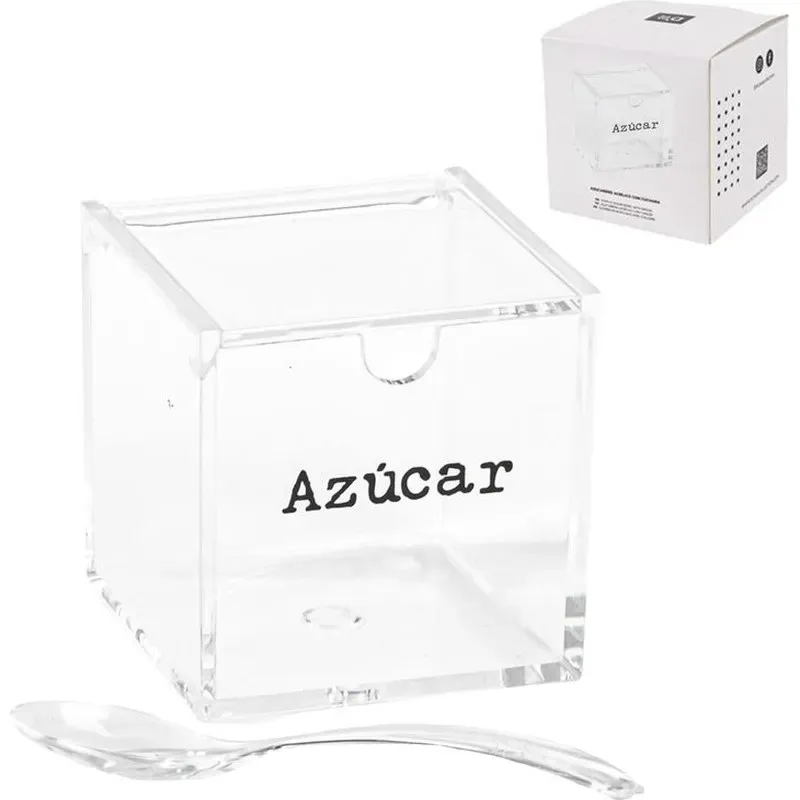 AZUCARERO ACRILICO+CUCHARA D'CASA 310846