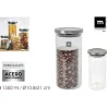 BOTE BOROSILICATO TAPA ACERO 1350ML LA MEDITERRANEA BY03030178887