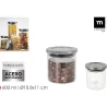 BOTE BOROSILICATO TAPA ACERO 600ML LA MEDITERRANEA BY03030178885