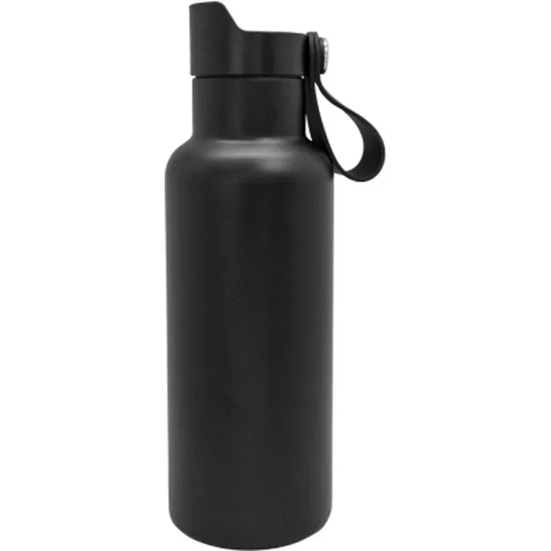 BOTELLA TERMO DOBLE PARED 500ML TAPON CLICK NEGRO NERTHUS FIH 1266