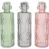 BOTELLA VIDRIO TALLADA 1L COLOR SURTIDO D'CASA 309555