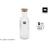 BOTELLA VIDRIO TAPA CORCHO 1L TRANSPARENTE LA MEDITERRANEA BY03030476518