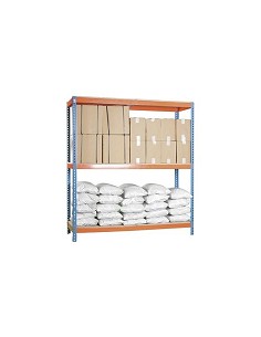 Compra Estanteria metal para 3 estantes madera simontaller 200 x 180 x 60 cm azul/naranja SIMONRACK 450100045201860 al mejor precio