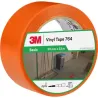 CINTA ADHESIVA VINILO 764 NARANJA 50MMX33MX 0,13MM 3M 7100260281