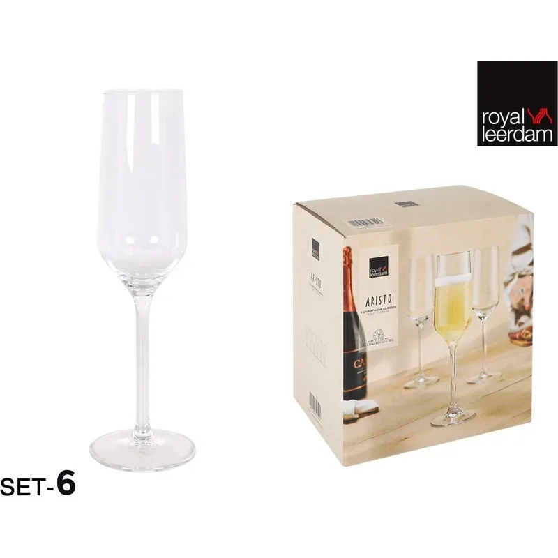 COPA CAVA PACK 6UDS ARISTO 22CL LA MEDITERRANEA 761008S