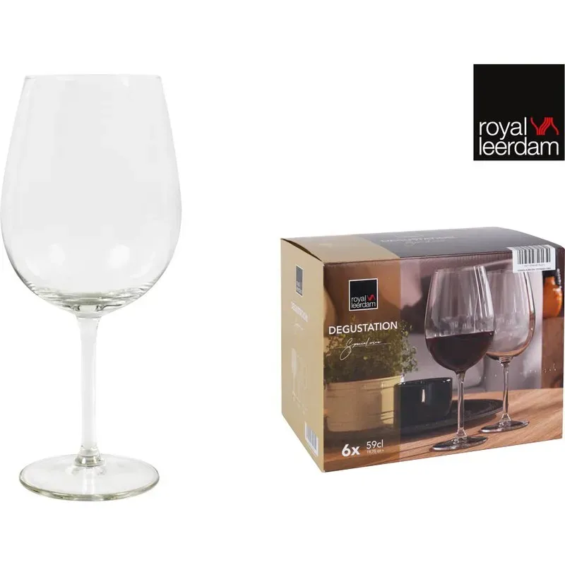 COPA VINO PACK 6UDS DEGUSTATION 59CL LA MEDITERRANEA 761018S