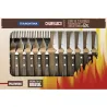 CUCHILLO CHULETERO + TENEDOR (SET 12 PZAS) POLYWOOD CASTAÑO TRAMONTINA 21199909