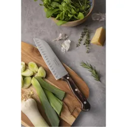 CUCHILLO SANTOKU POLYWOOD CASTAÑO 18CM TRAMONTINA 21179197