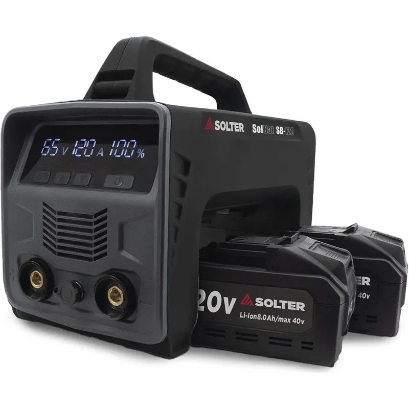 GRUPO SOLDAR SOLBAT 40V + PACK 2 BATERIAS SOLTER 10684