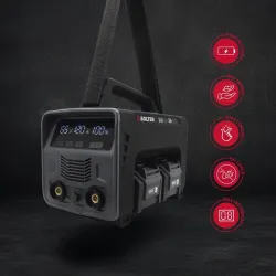 GRUPO SOLDAR SOLBAT 40V + PACK 2 BATERIAS SOLTER 10684