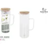 JARRA BOROSILICATO TAPA BAMBU 1,5L SANTA CLARA STA-030174435