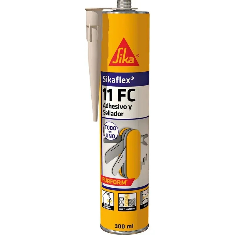 MASILLA POLIURETANO SIKAFLEX 11FC PURFORM 300 ML GRIS ANTRACITA SIKA 898825