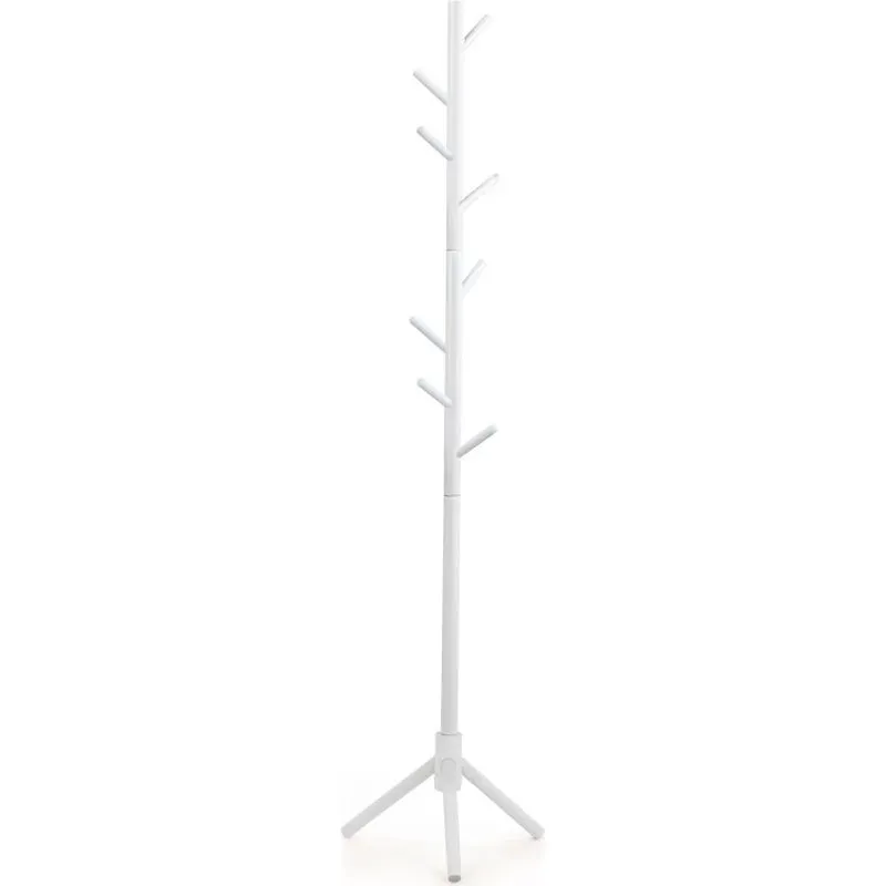 PERCHERO DE PIE MADERA BLANCO 174,5X42X42CM D'CASA 2676160