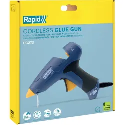 PISTOLA ENCOLAR INALÁMBRICA CG270 250W 240X60X290MM RAPID 5001707