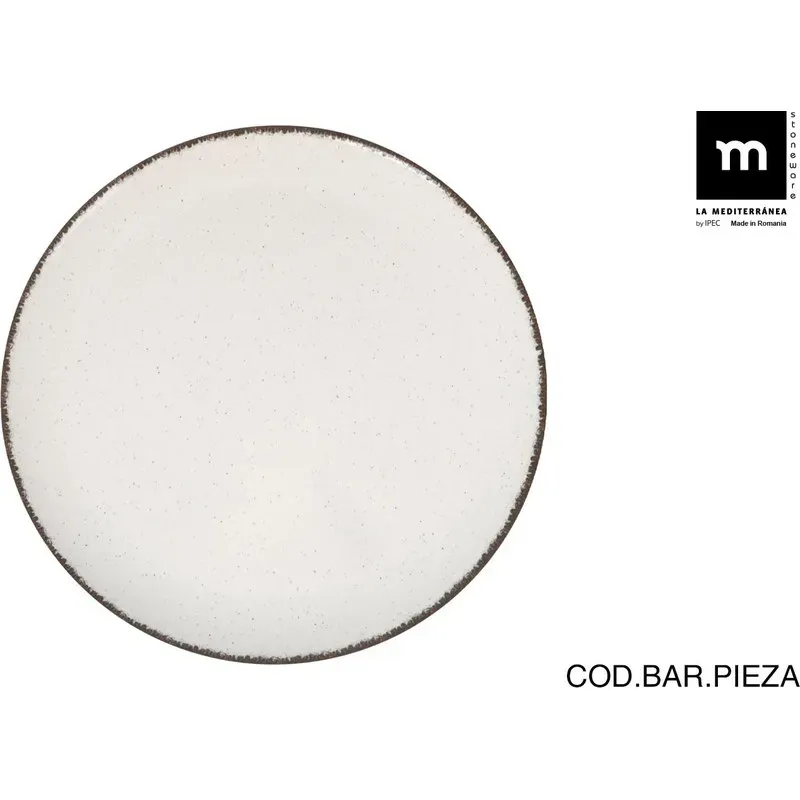 PLATO PRESENTACION STONEWARE MONACO ANLLO 32,5CM LA MEDITERRANEA ANL26106