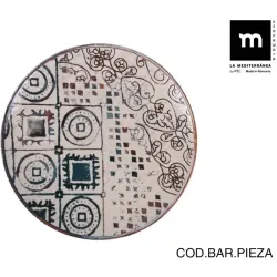 PLATO STONEWARE DECORADO...