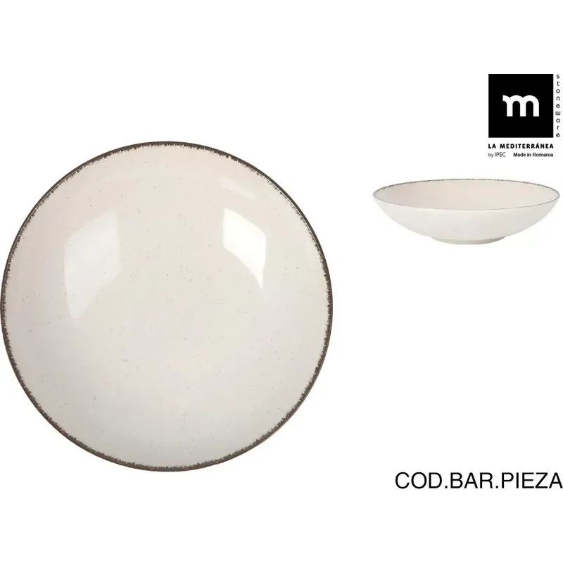 PLATO STONEWARE MONACO ANLLO HONDO 21CM LA MEDITERRANEA ANL26102