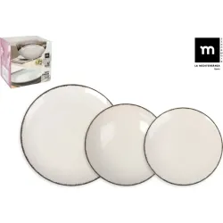 VAJILLA 12PCS STONEWARE...