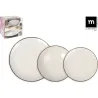 VAJILLA 12PCS STONEWARE MONACO ANLLO LA MEDITERRANEA HP-ANL26140R