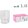 VASO APILABLE PACK 6UDS HELEN 32,5CL LAV 2025135