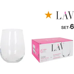 VASO PACK 6UDS GAIA 47,5CL...