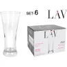 VASO PACK 6UDS SOR 38CL CERVEZA LAV 20079-1S