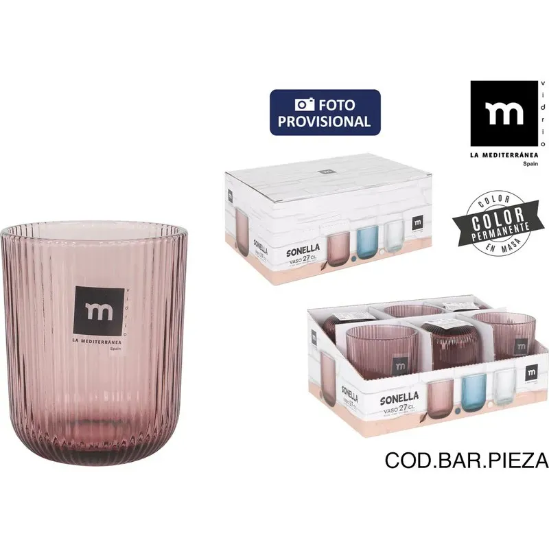 VASO RUSTICO SONELLA 27CL MORADO LA MEDITERRANEA 832STP01DB