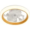 VENTILADOR TECHO PLAFON MADERA diametro50CM 20W DUPI 12013246