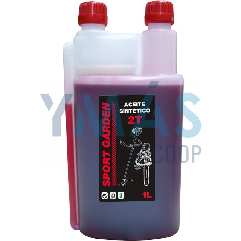 ACEITE SINTETICO 2 TIEMPOS C/DOSIFICADOR 1 L SPORT GARDEN SG 2T.OIL 1D