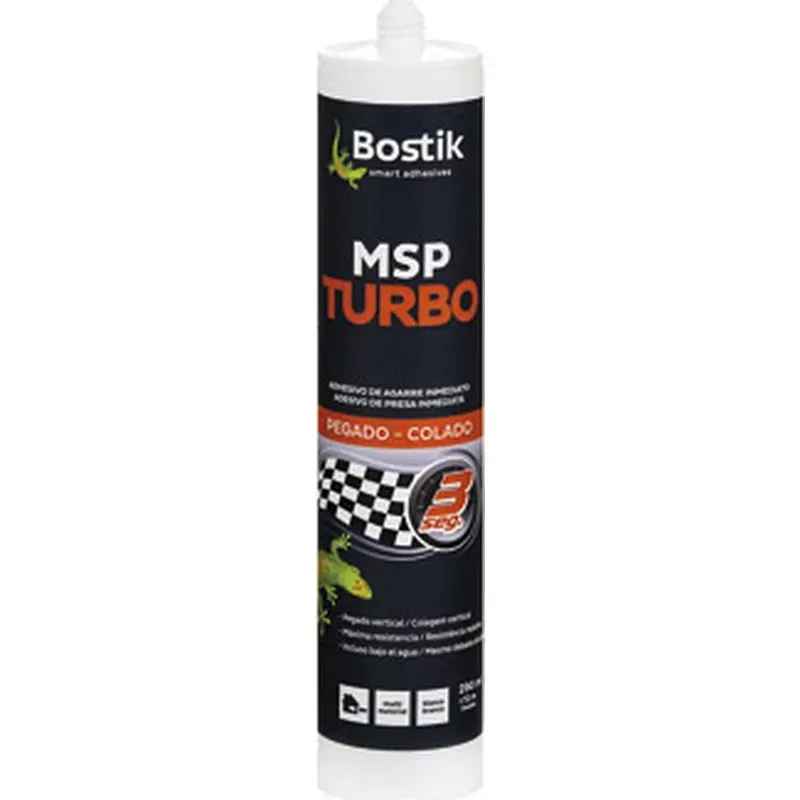 ADHESIVO MONTAJE MSP TURBO 290 ML BLANCO BOSTIK 30633607