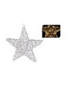 Compra Estrella acrilica con leds 30 cm blanca AX8106660 al mejor precio