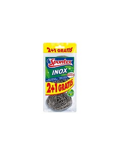 Compra Estropajo inox (2+1 uds) barbacoas y parrillas SPONTEX 15230003 al mejor precio