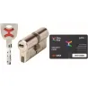 CILINDRO AP4 S LEVA LARGA, DOBLE EMBRAGUE 30-40 NIQUEL, 5 LLAVES CISA 1.0P3S1.12.0.1200.C5