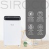 DESHUMIDIFICADOR CON CONTROL HUMEDAD 12 L/DIA 240 W FACULA DESH12F