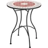 MESA ACERO MOSAICO diametro60 CM KOOPMAN X75000540