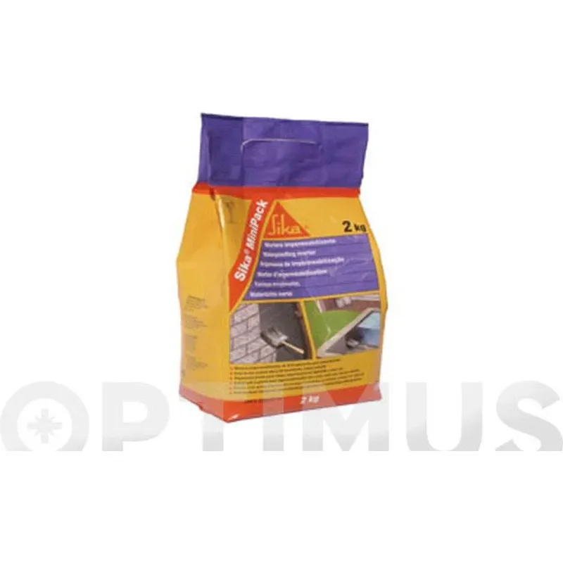 MORTERO IMPERMEABILIZANTE MINIPACK 5 KG GRIS SIKA 182896