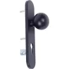 POMO PUERTA ANTIPANICO CON BOCALLAVE 1912 TIR.72 NEGRO TESA TTF10UNE