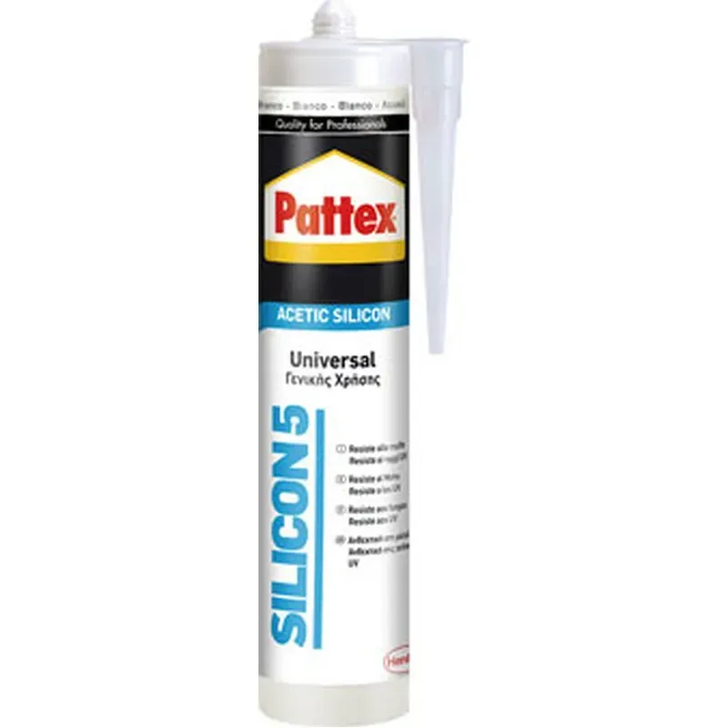 SILICONA UNIVERSAL SILICON 5 280 ML BLANCO PATTEX 3071421