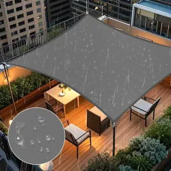 TOLDO VELA SOMBREO CUADRADO POLYESTER 160GR 03X03M ANTRACITA NATUUR 23026084