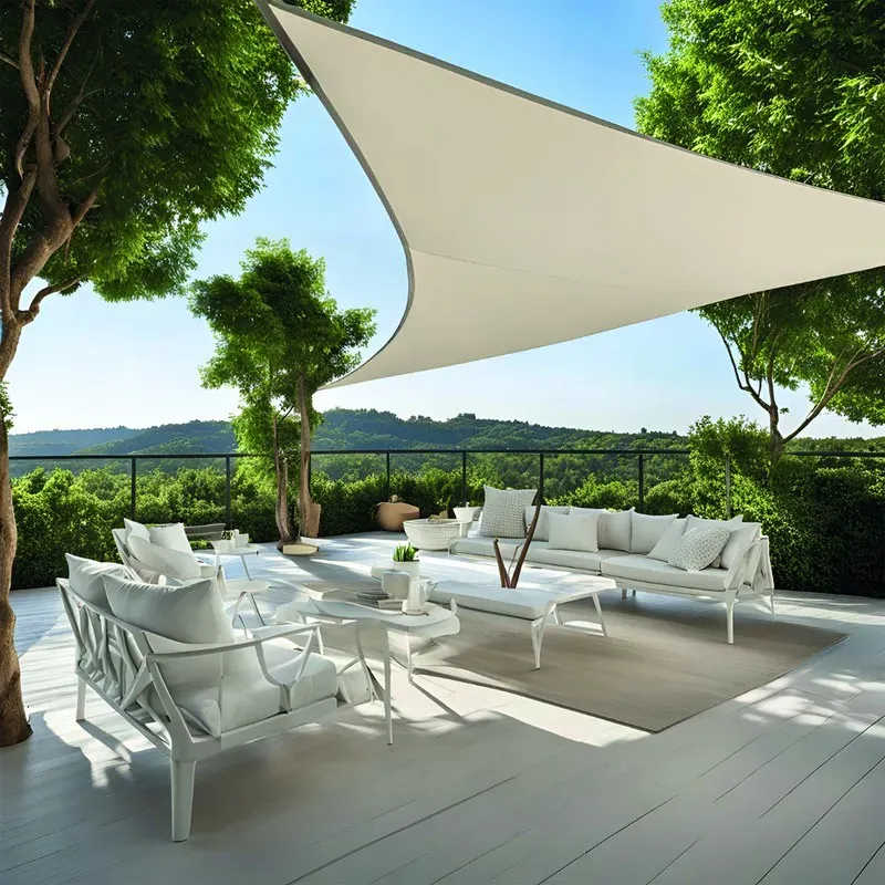 TOLDO VELA SOMBREO TRIANGULAR POLIETILENO 185GR 03X03X03M BLANCO ROTO NATUUR 23026070