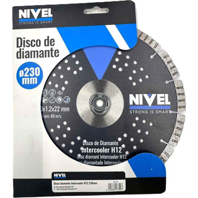 DISCO DIAMANTE PROFESIONAL H12 diametro230 H12 NIVEL 22.131