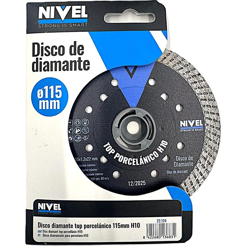 DISCO DIAMANTE TOP PORCELANICO 115 H 10 NIVEL 22.124