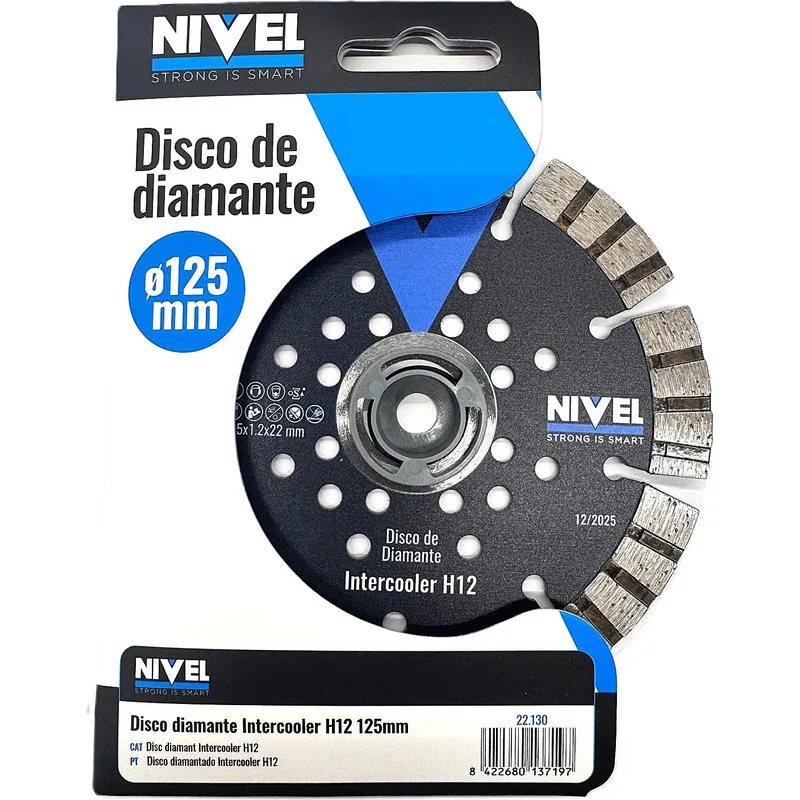 DISCO DIAMANTE TOP PORCELANICO 125 H 10 NIVEL 22.125