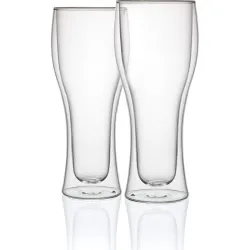 VASO BOROSILICATO DOBLE SET...