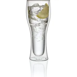 VASO BOROSILICATO DOBLE SET 2UDS 40CL CERVEZA SANTA CLARA MKT59690