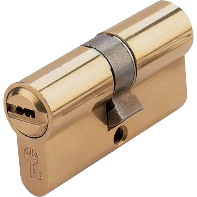 CILINDRO SEGURIDAD DS15 LEVA CORTA 30-30 MM, CROMO MATE, 5 LLAVES EZCURRA 1003251