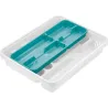 ORGANIZADOR CUBIERTOS DOBLE MIXY 31X39,5CM PLASTICO TONTARELLI 8071122CABX