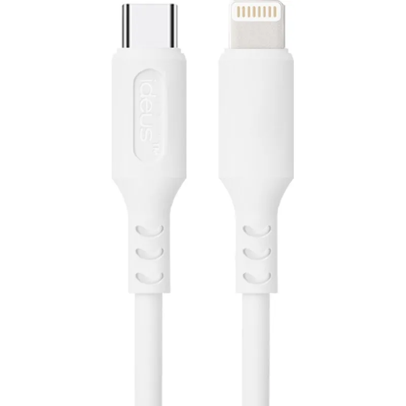 CABLE CONEXION LIGHTNING A TIPO C 60W 1,2M BLANCO IDEUS DLCLIGHTWH