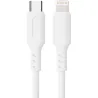CABLE CONEXION LIGHTNING A TIPO C 60W 1,2M BLANCO IDEUS DLCLIGHTWH