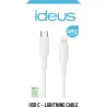 CABLE CONEXION LIGHTNING A TIPO C 60W 1,2M BLANCO IDEUS DLCLIGHTWH